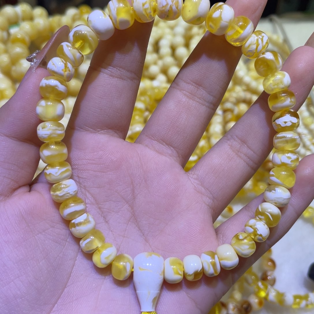 手绳琥珀未镶嵌8-10m