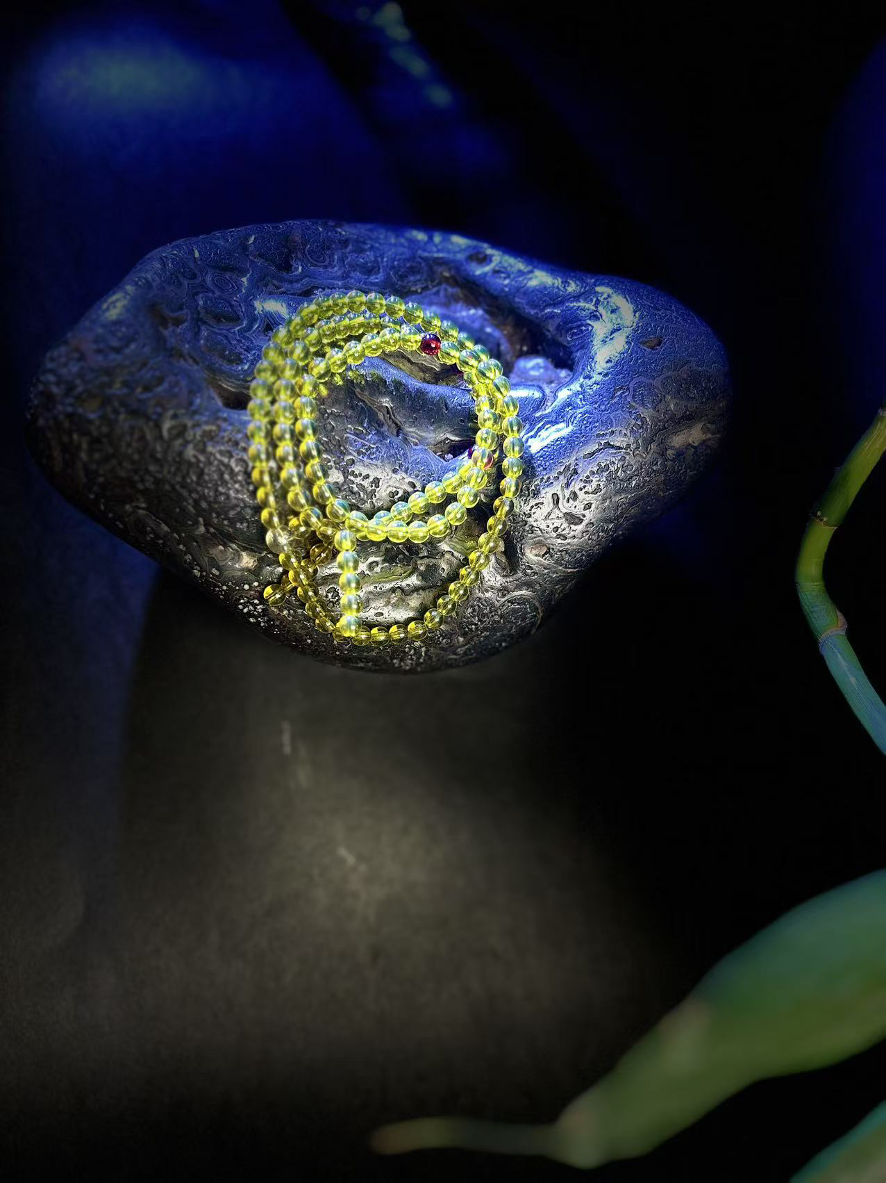 蓝珀多圈手串时尚百搭气质简约个性