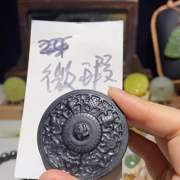 岫玉未镶嵌颈饰颈饰6