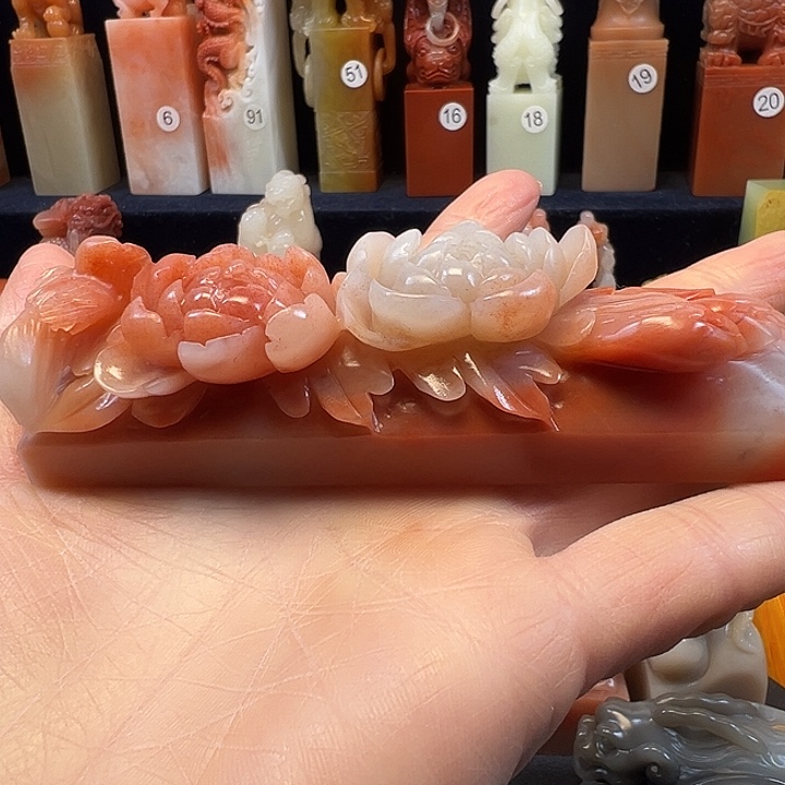 寿山石印石～*寿山石手工雕刻