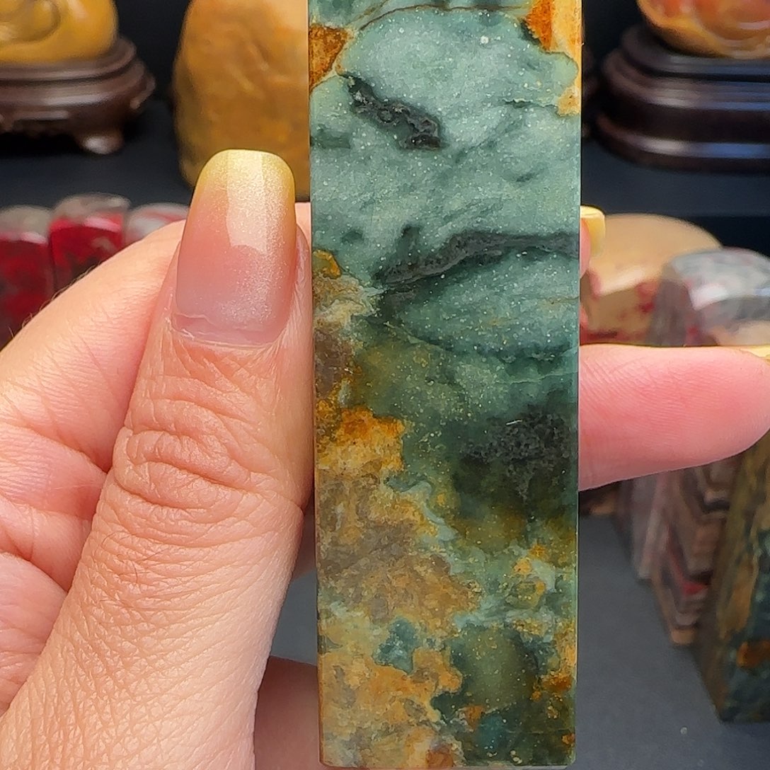 昌化石昌化源头绿