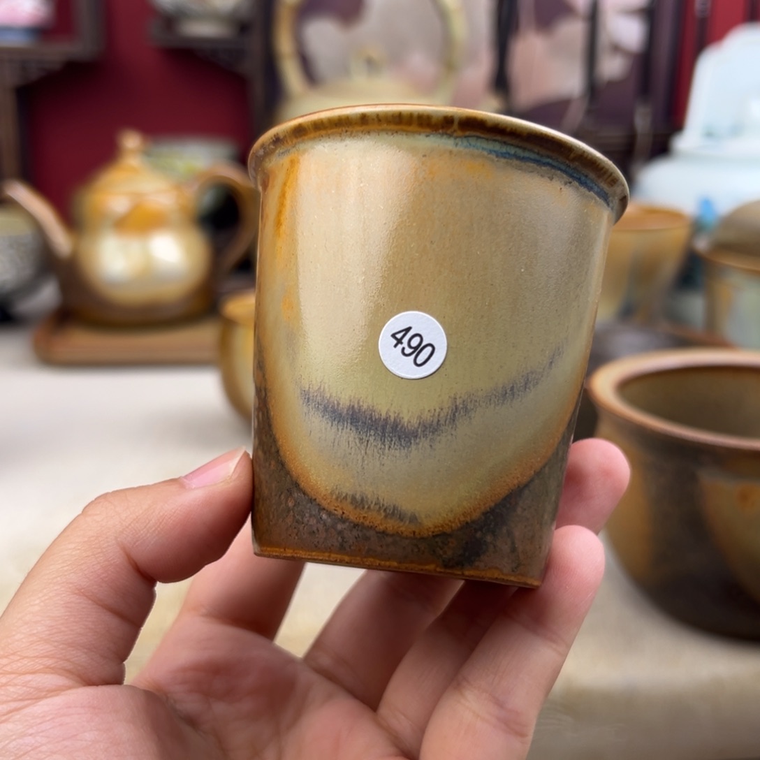 杯纯手工柴烧主人杯