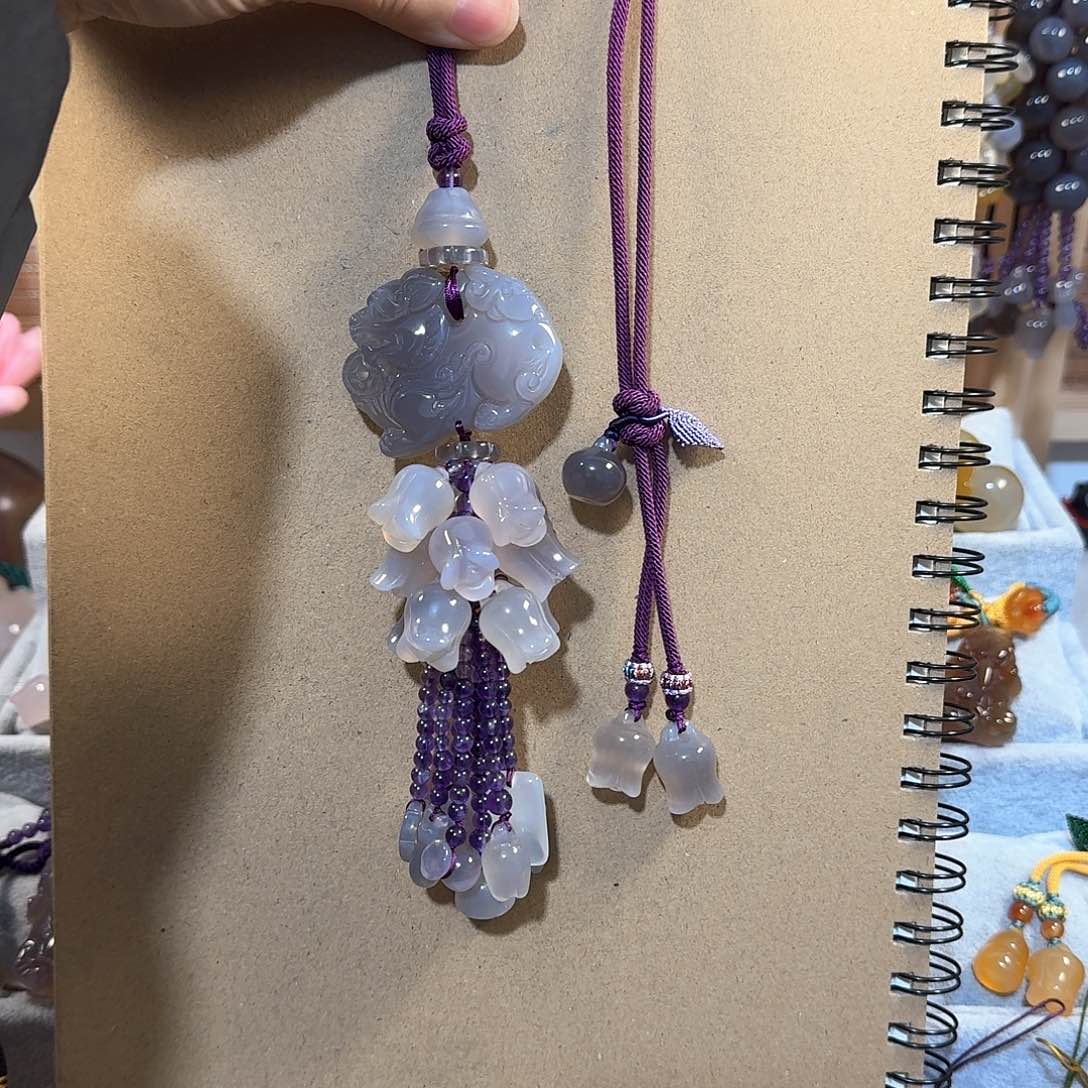 玛瑙/玉髓挂件未镶嵌晓*瑶