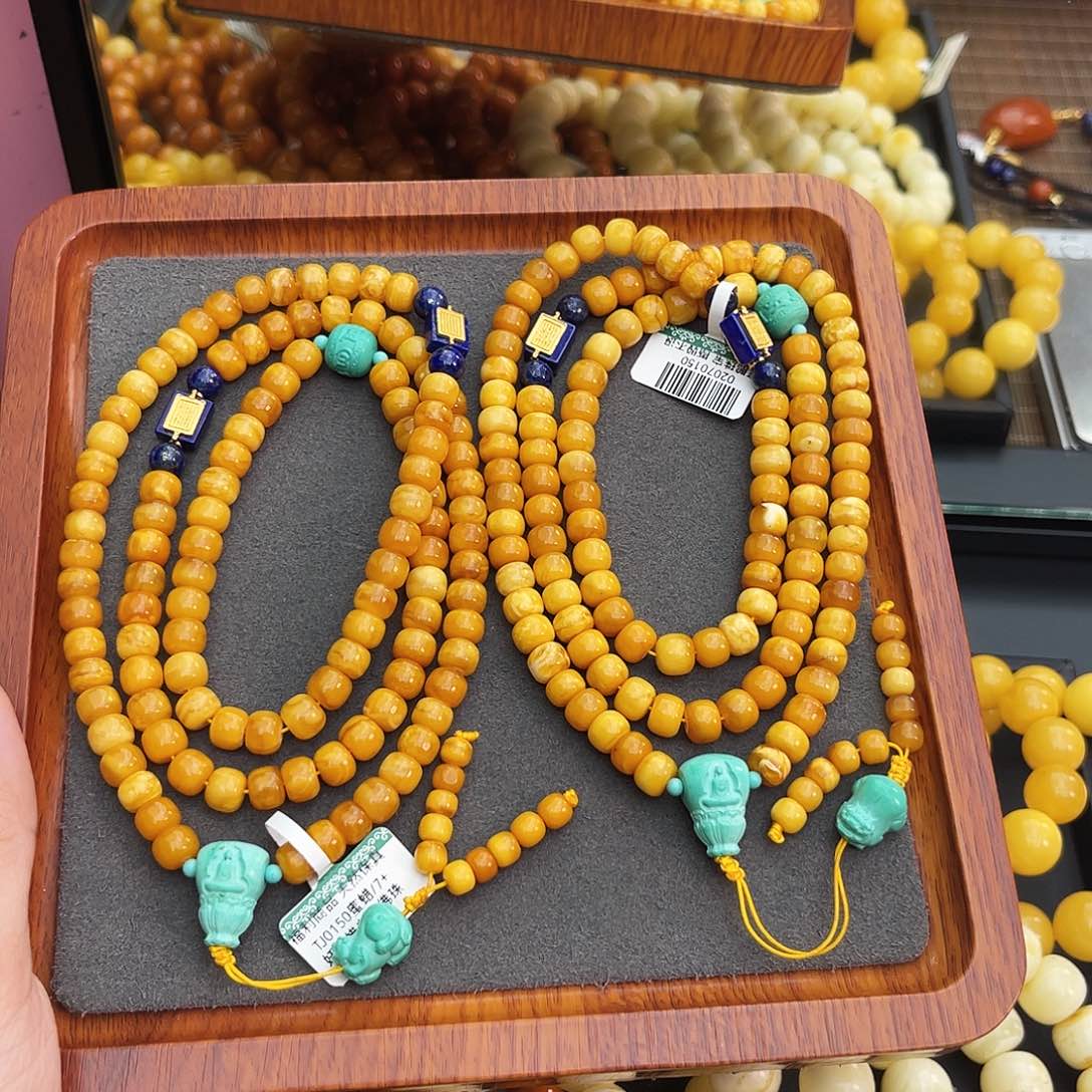 琥珀手链未镶嵌7m108 多样性发其一