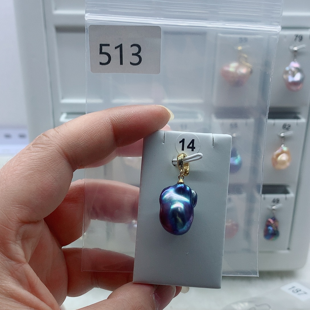 吊坠(不含链)合金淡水珍珠