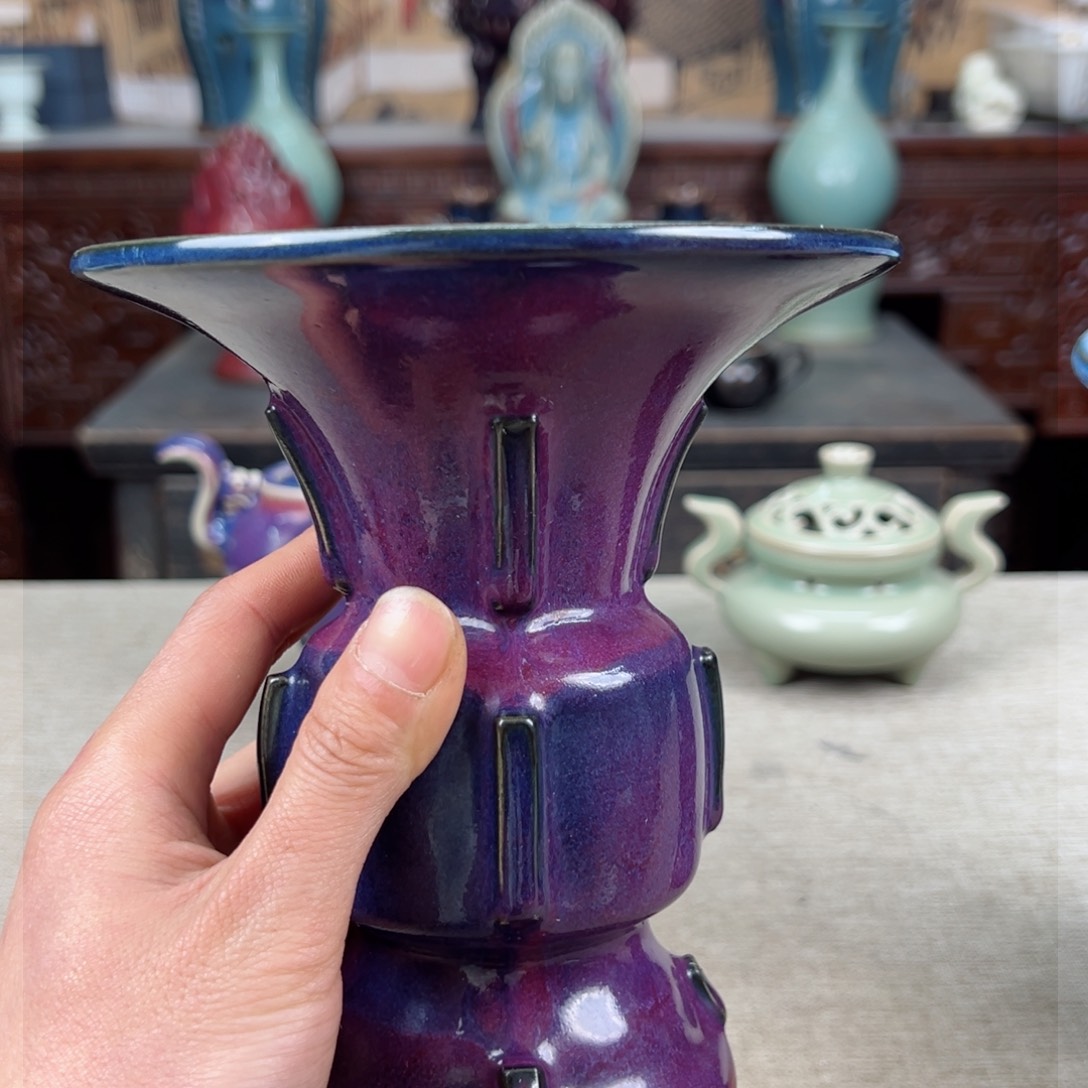 Lao瓷直播间正能量陶瓷艺术品正能量