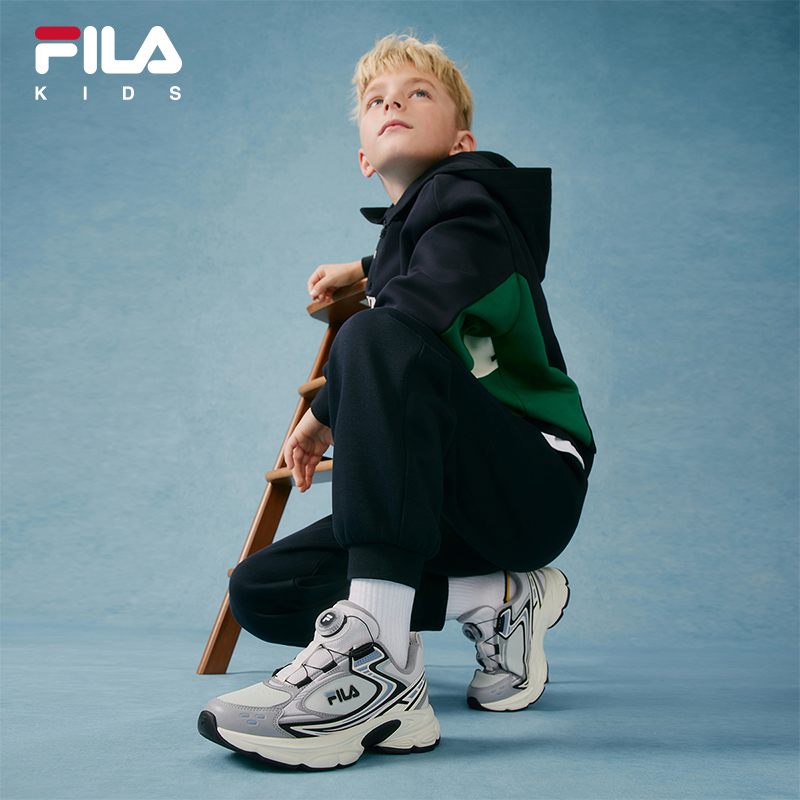 【斐乐儿童天马鞋】2025秋冬款中大童天马复古跑鞋中大童K55B541106