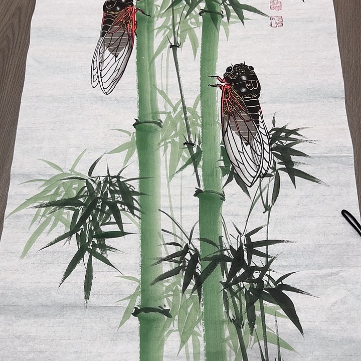 手绘国画艺术作品欣赏999
