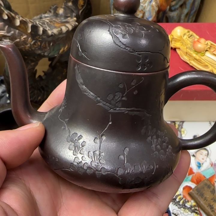 襄***哥紫砂茶壶如图所见所拍是所得