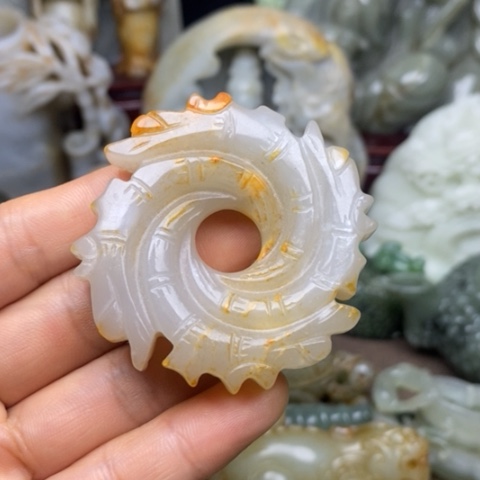 和田玉挂件把件摆件未镶嵌