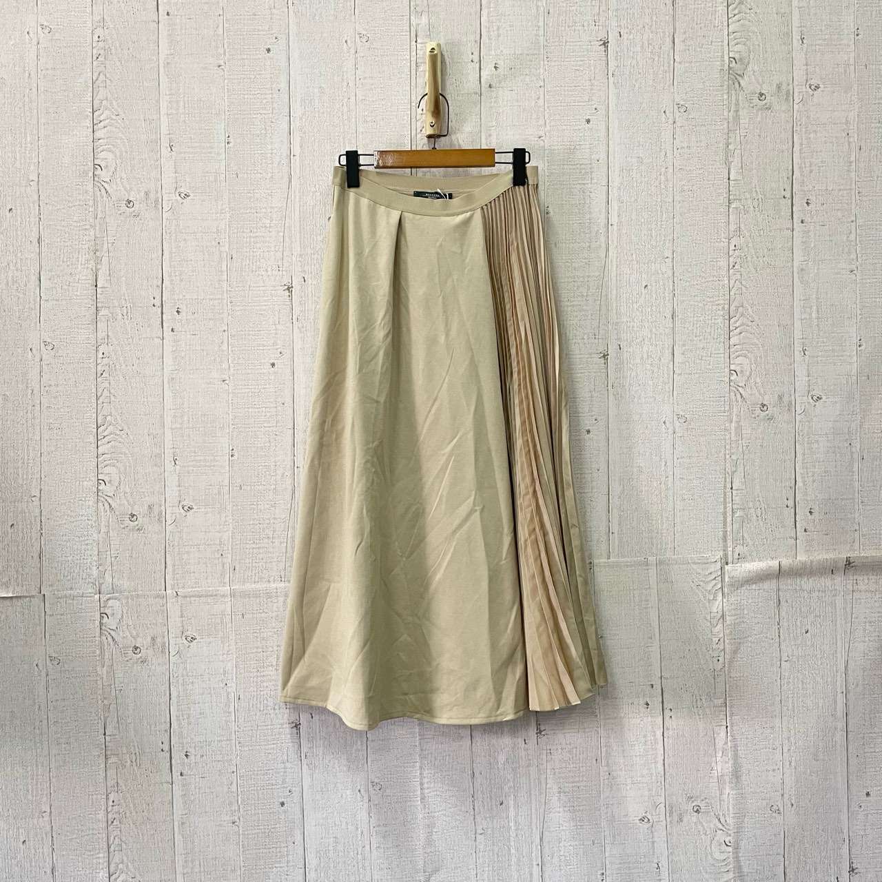 99新 MaxMara （zz2）卡其色长裙  001347