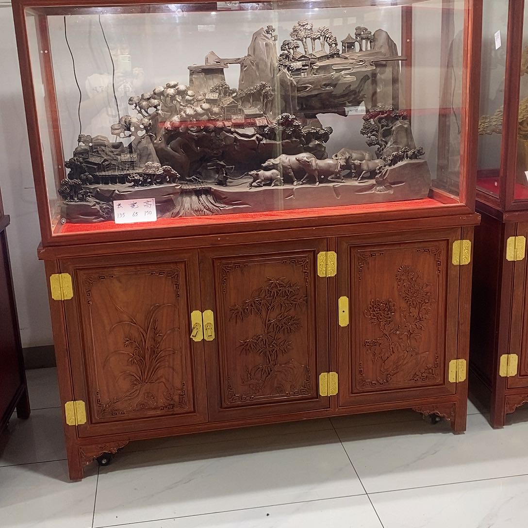 金丝楠啊*阴沉乌木摆件