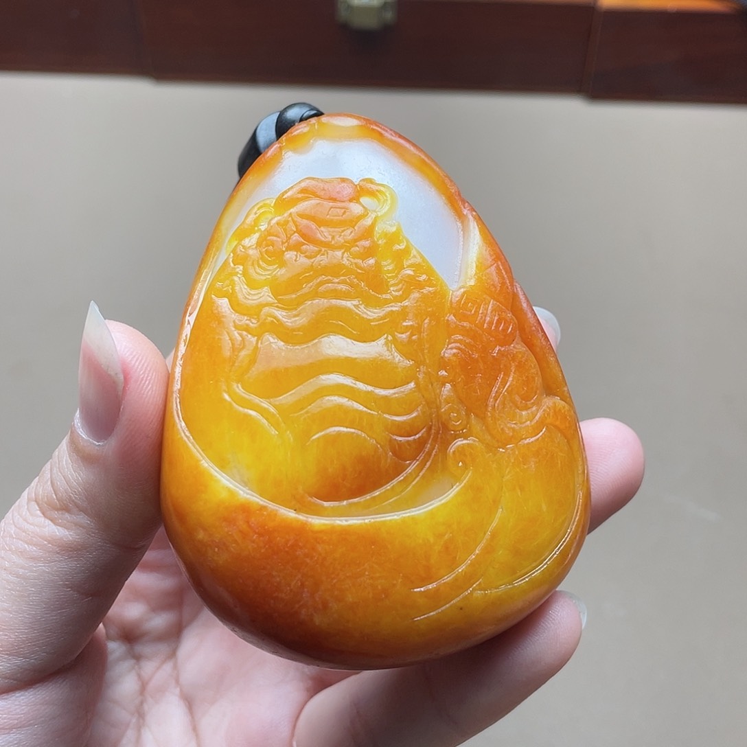 和田玉挂件未镶嵌F