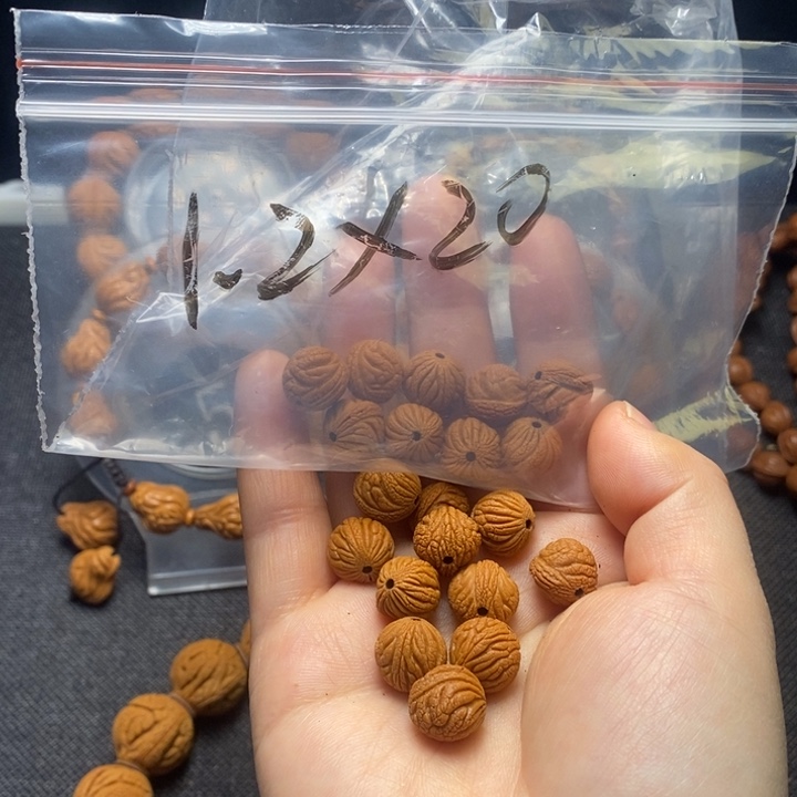 桃核吊坠秦岭山野生桃核