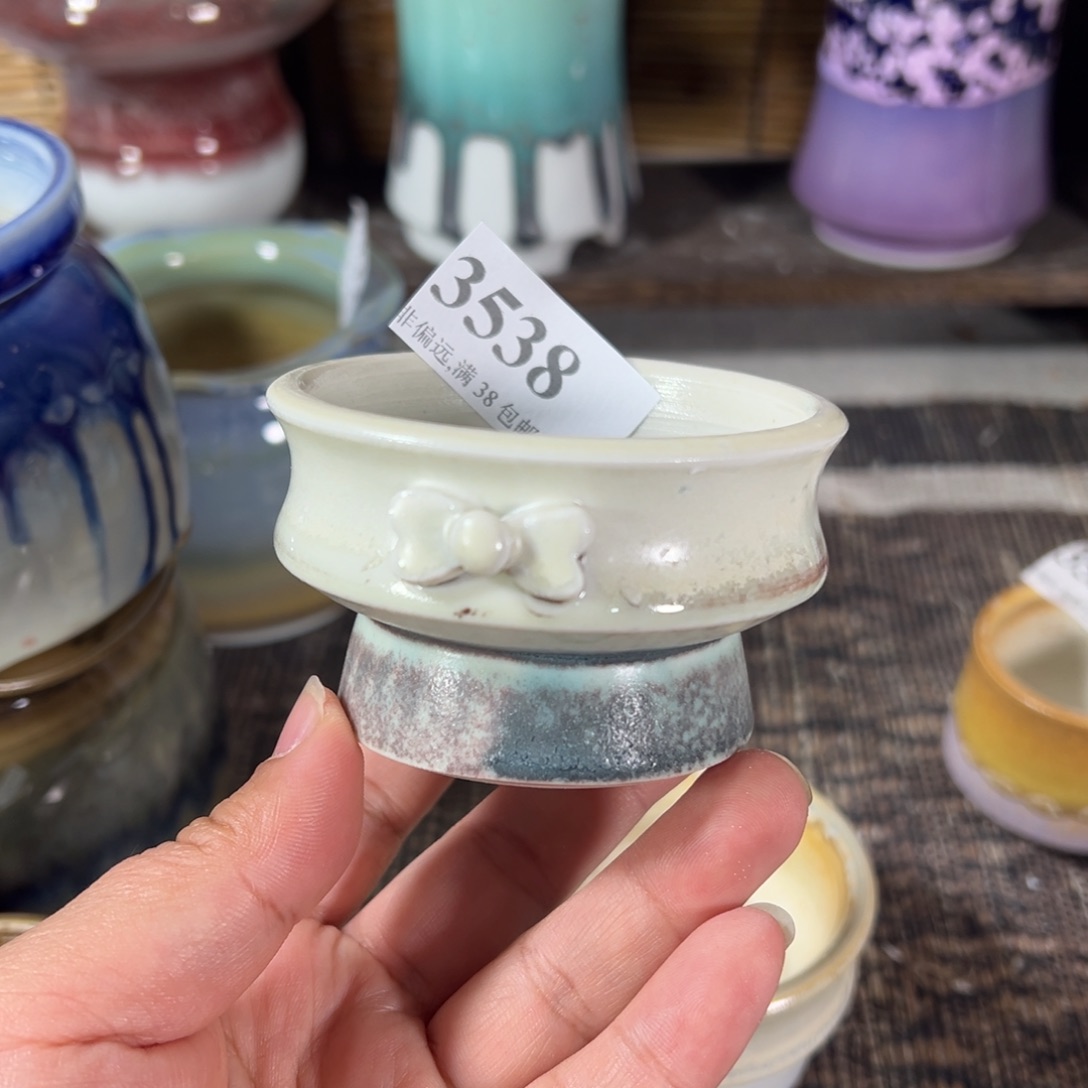 红陶景德镇手工花盆