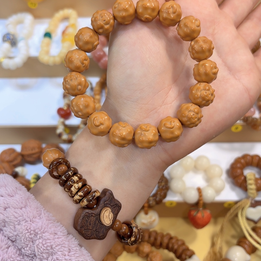 星月菩提吊坠全品猴头小羊素圈