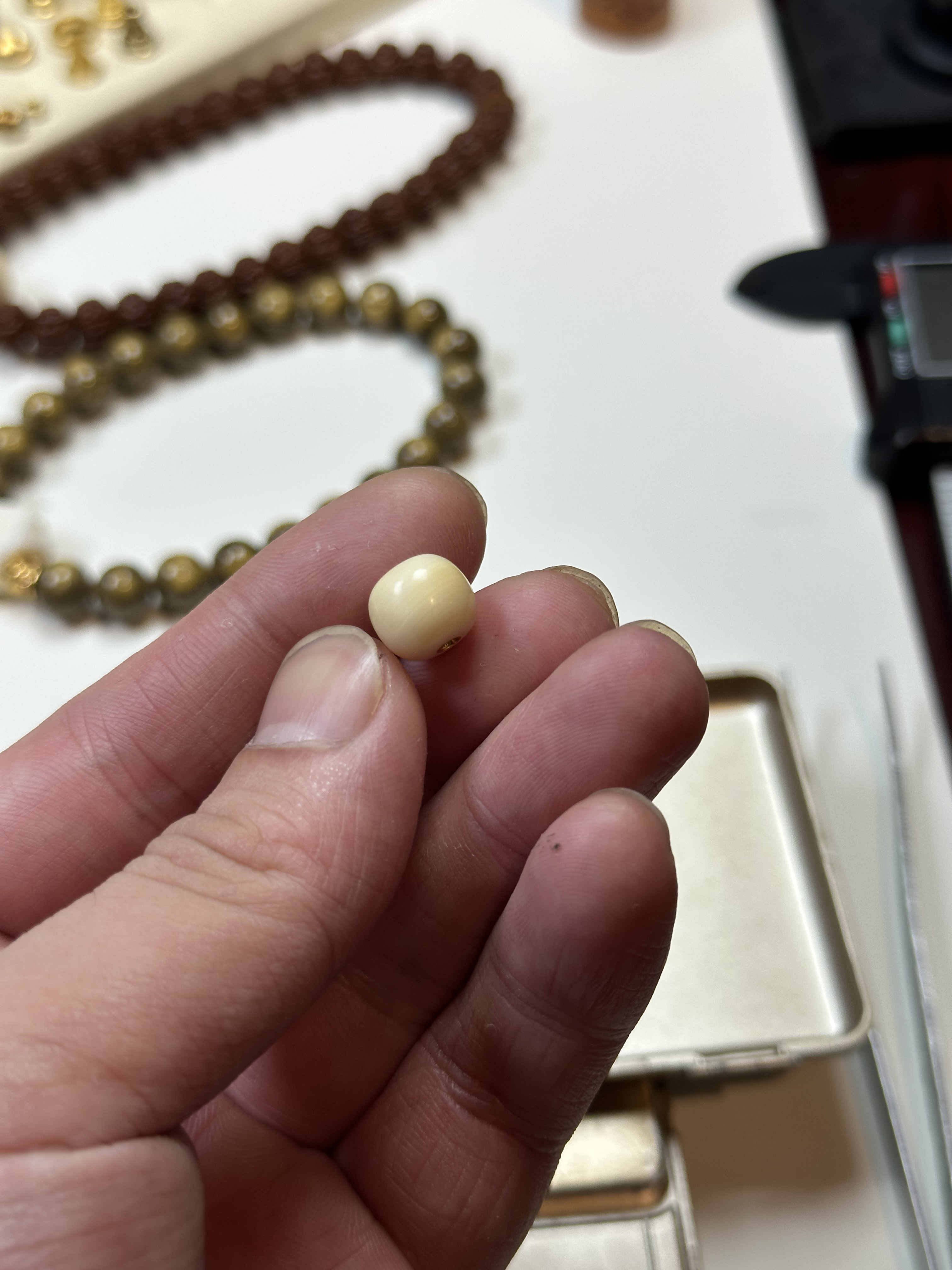 白玉菩提香香系列10mm单珠