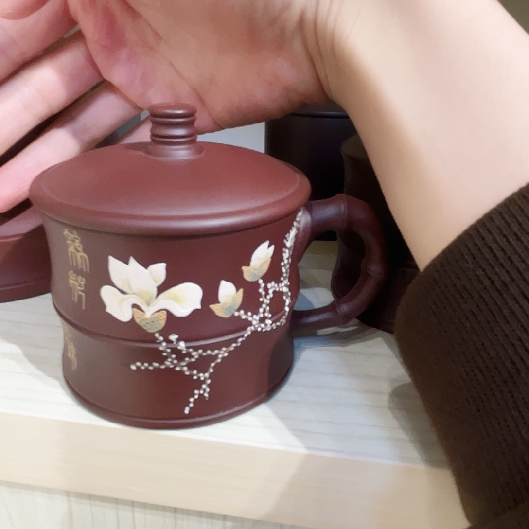 紫砂茶杯茶杯手工