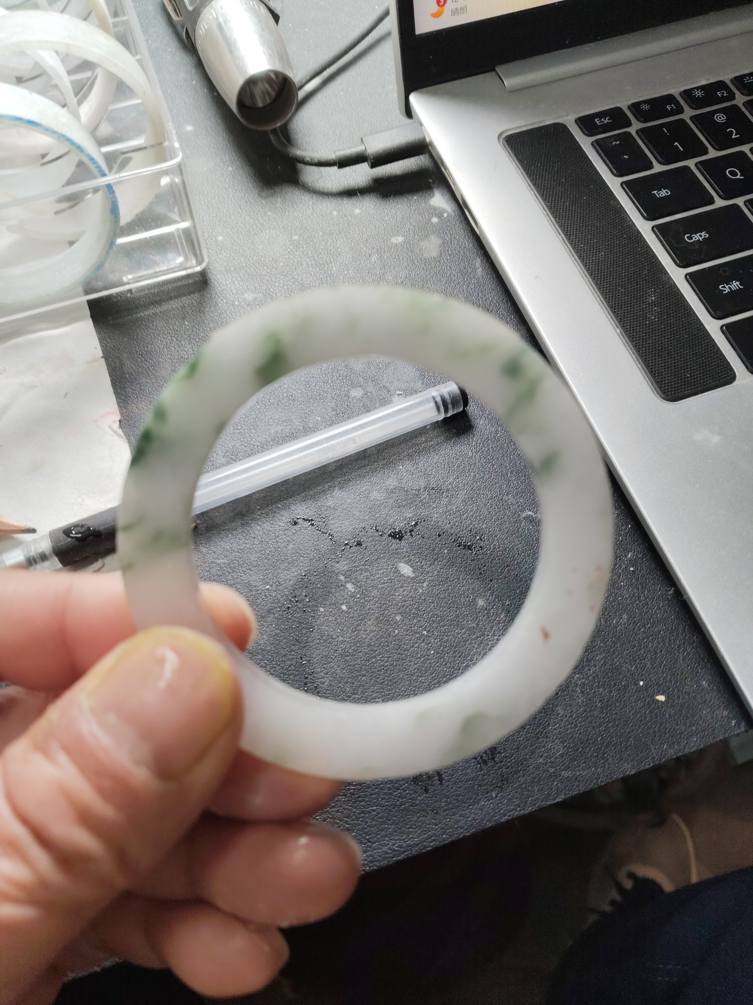 飘花手镯圆条手镯定制