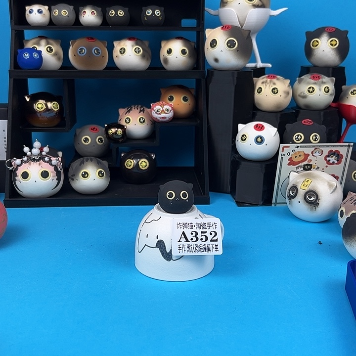 摆件陶A352mini小黑福利