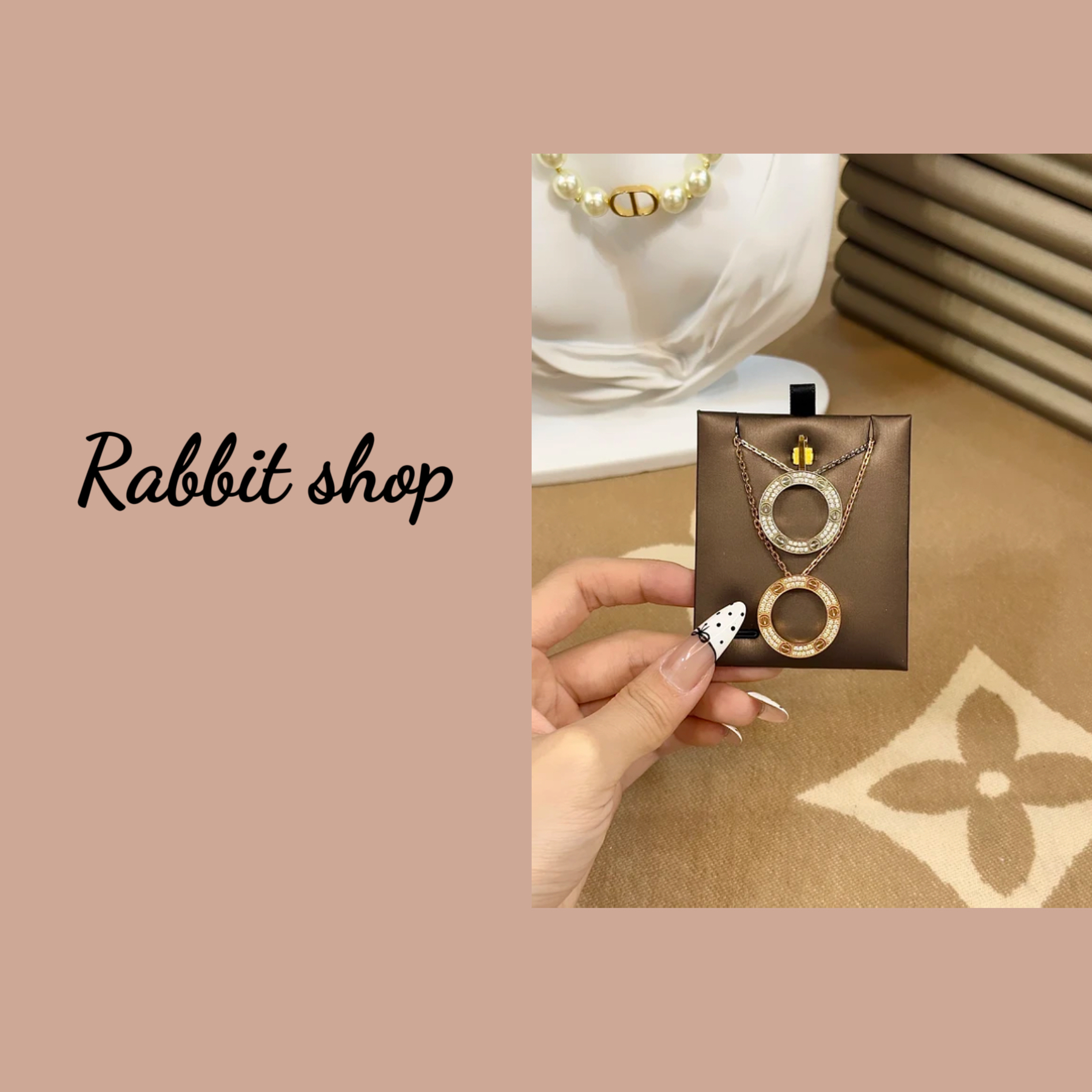 合金项链 手镶大饼时尚气质轻奢百搭项链