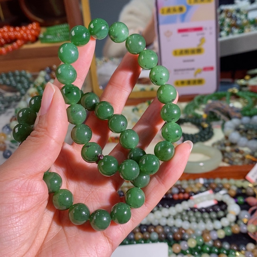 和田玉手串多样性拍一发一未镶嵌