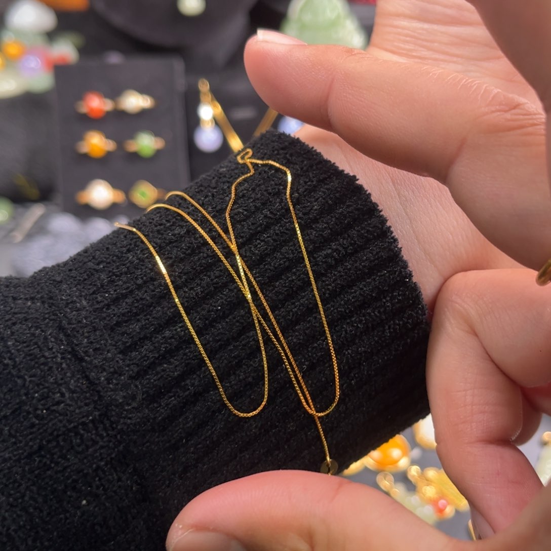 颈饰银S925镶嵌和田玉