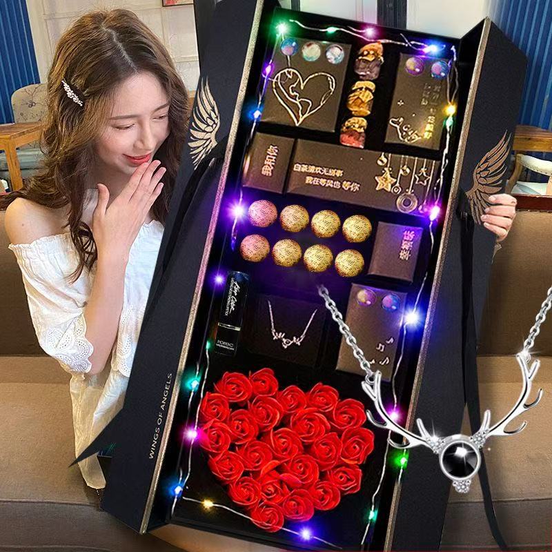 2.14情人节创意礼物送女朋友表白仪式感惊喜老婆高档生日礼品浪漫
