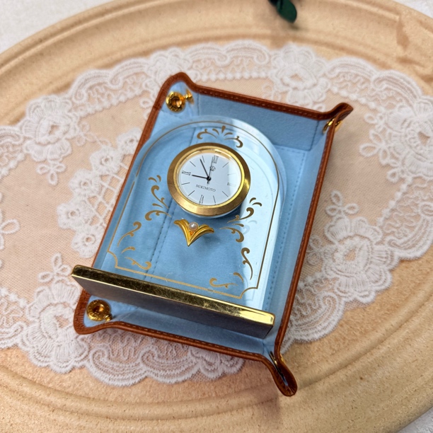 90新  【六六中古】孤品精美珍珠摆件表aa5850有原盒
