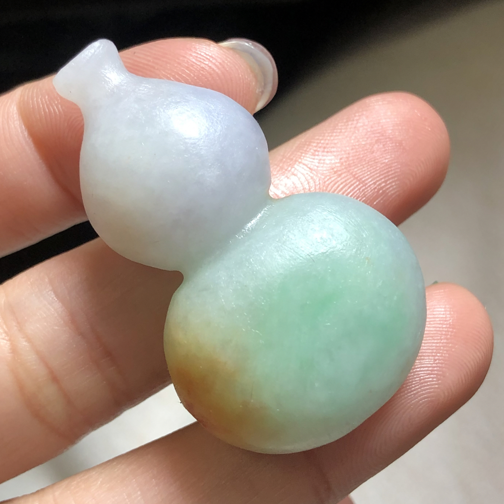 缅甸翡翠A货挂件【毛货定制未抛光无鉴赏期】