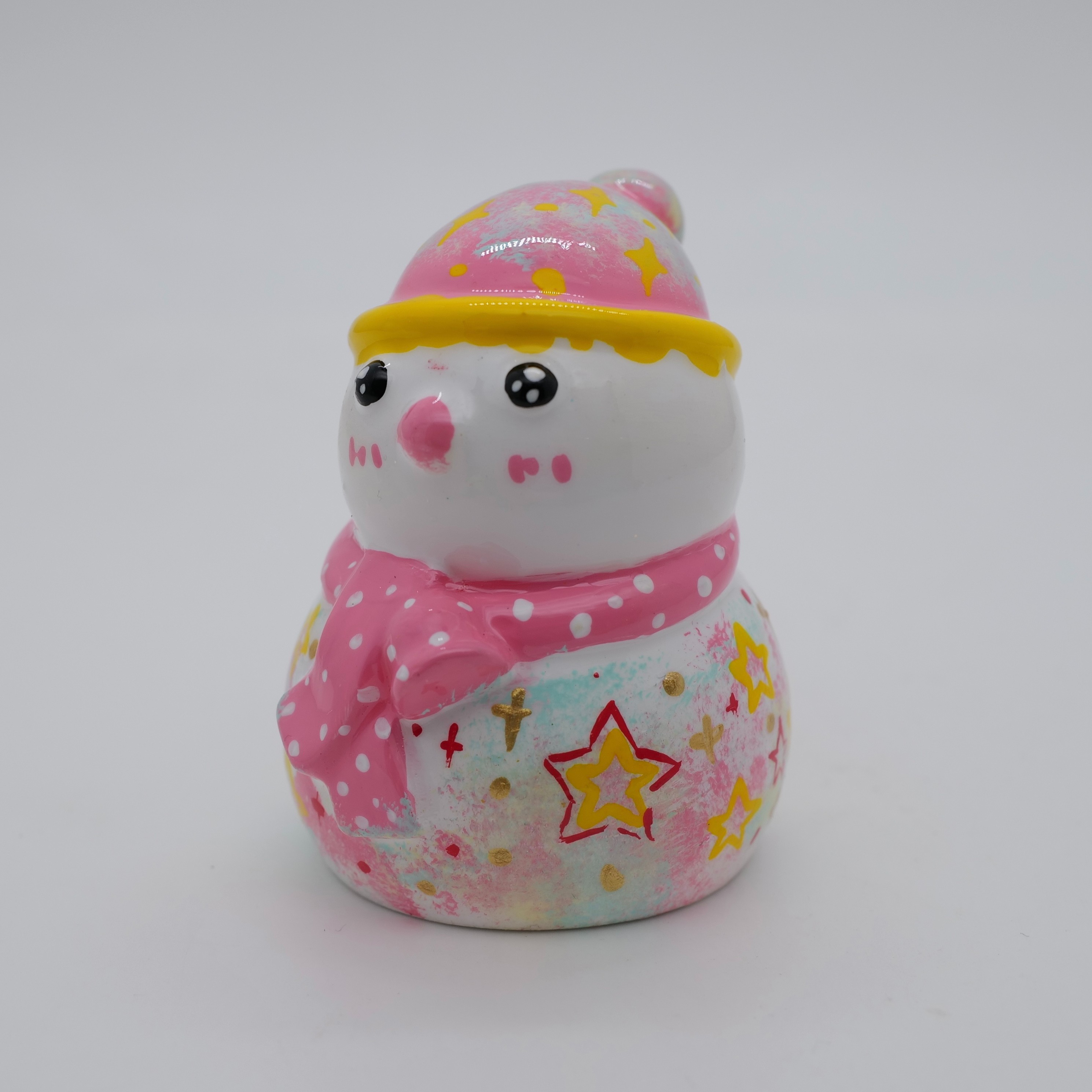 PM 王甜心工作室《雪人》石膏作品，仅一件（非王甜心本人绘画）