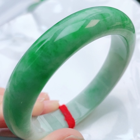 未镶嵌手镯翡翠54圈口882351