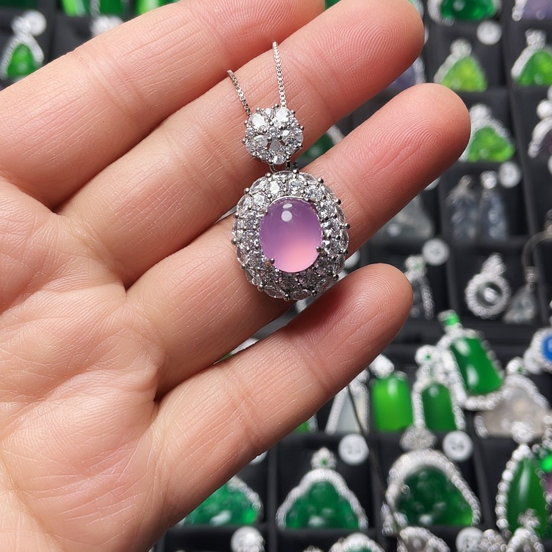 玛瑙/玉髓合金颈饰