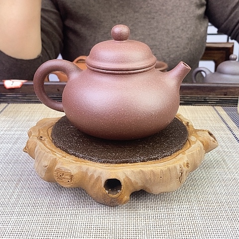 紫砂茶壶宜兴紫砂底槽清260c c