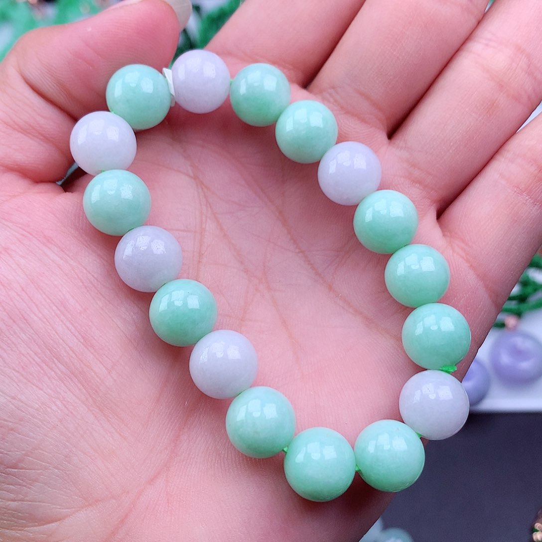 未镶嵌手链翡翠手串