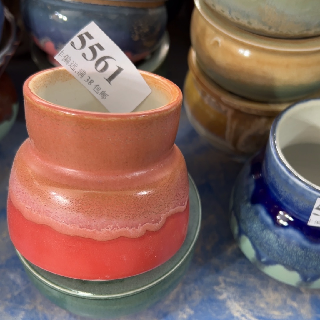 红陶景德镇手工花盆