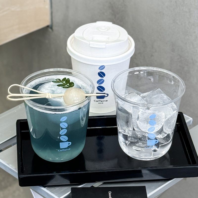 咖啡杯子透明一次性冷饮杯pet冷饮摆摊塑料杯胖胖奶茶果汁商用