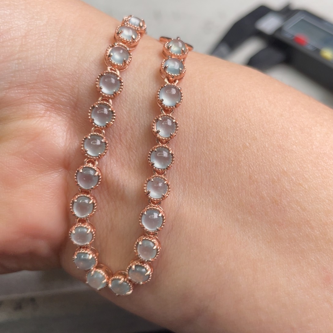 翡翠戒指未镶嵌缅甸天然天然翡翠手链