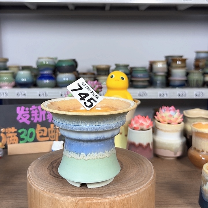 景德镇手工陶瓷盆 口11