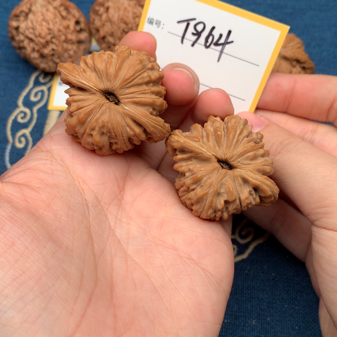 把件文玩核桃41四座楼 964