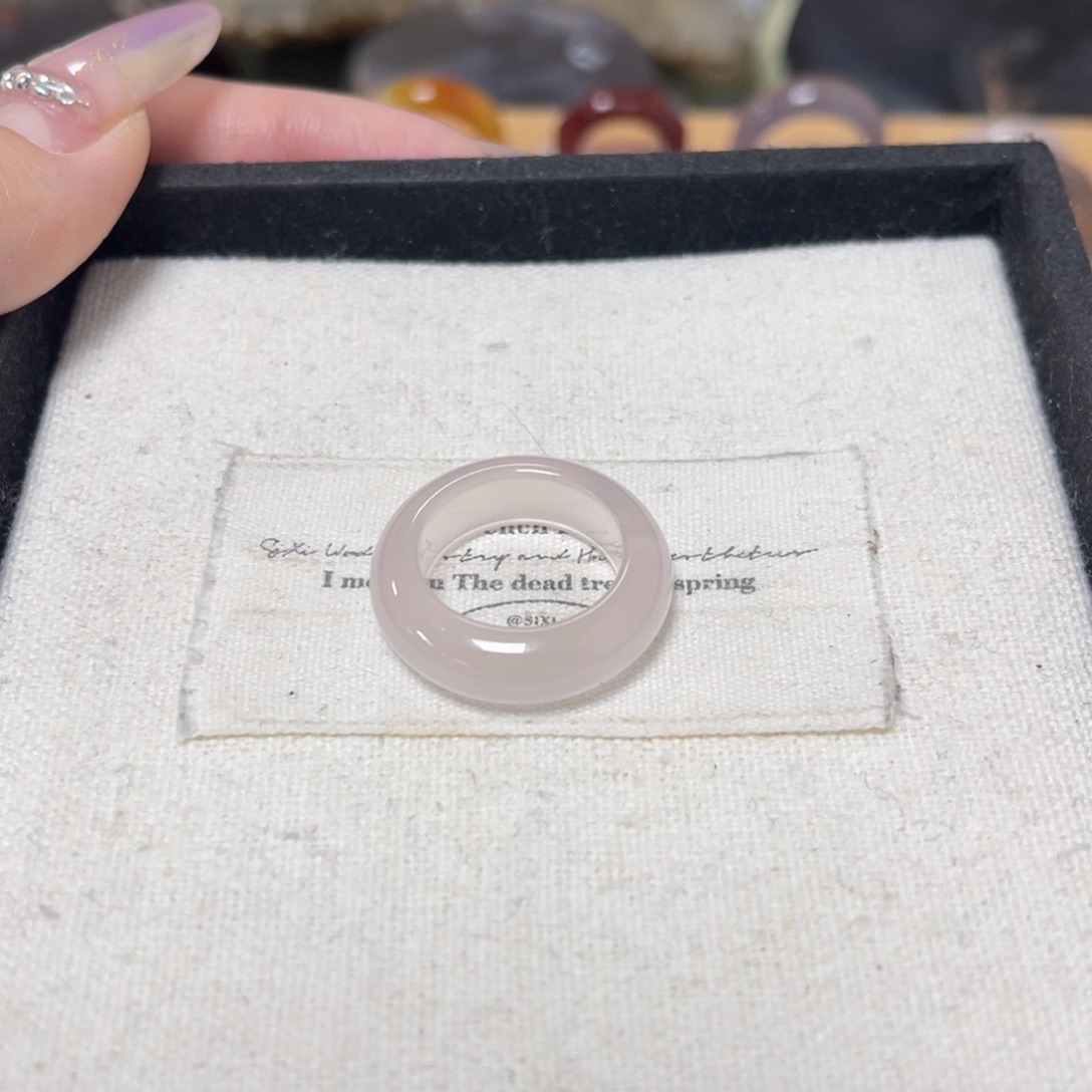 玛瑙/玉髓合金戒圈