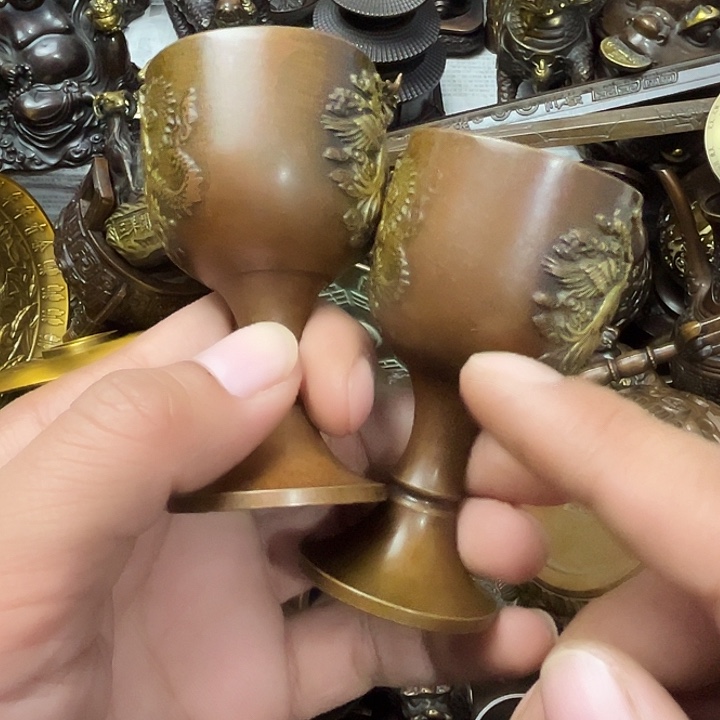 顺顺利利，铜器摆件
