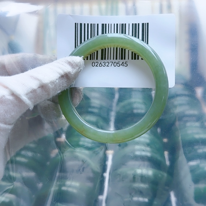 和田玉（碧玉）手镯未镶嵌56