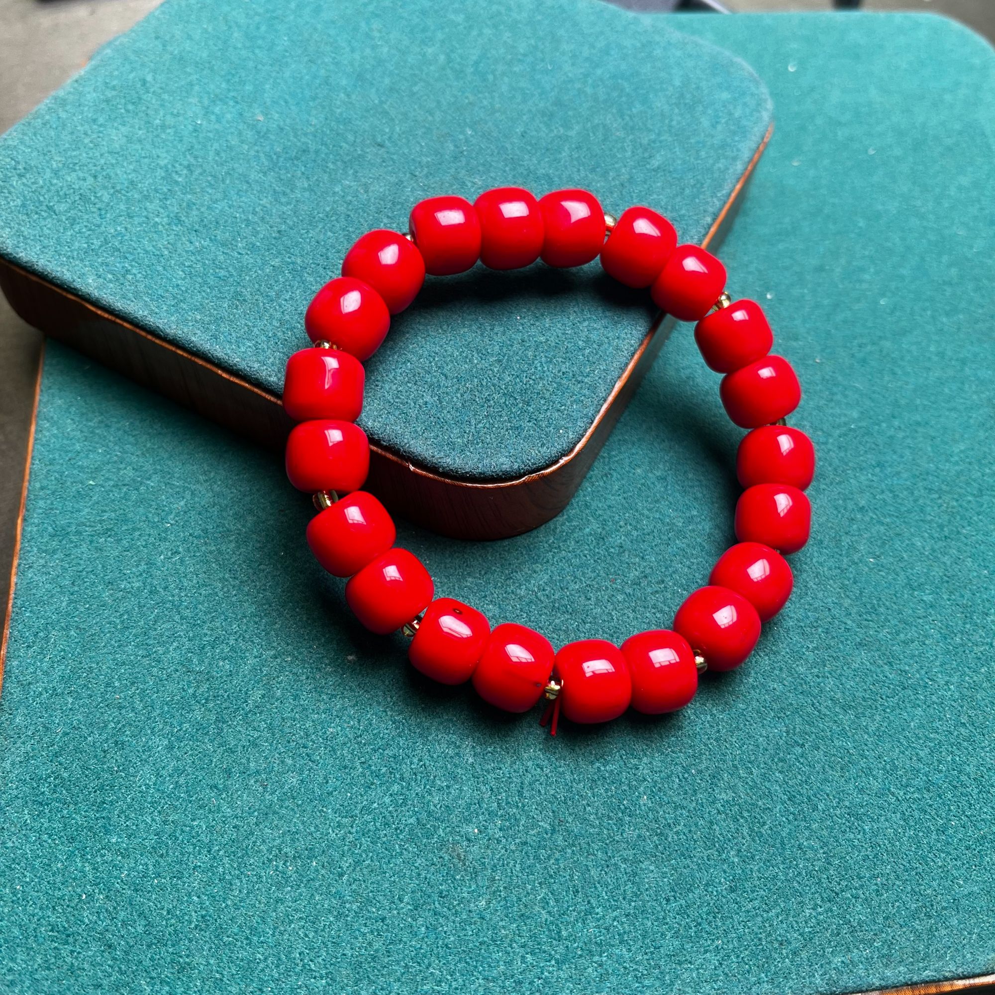 主播推荐手链 红老邢珠手串A1574