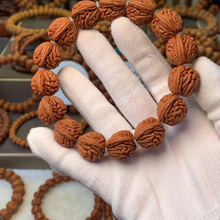 手串桃核秦岭龙纹