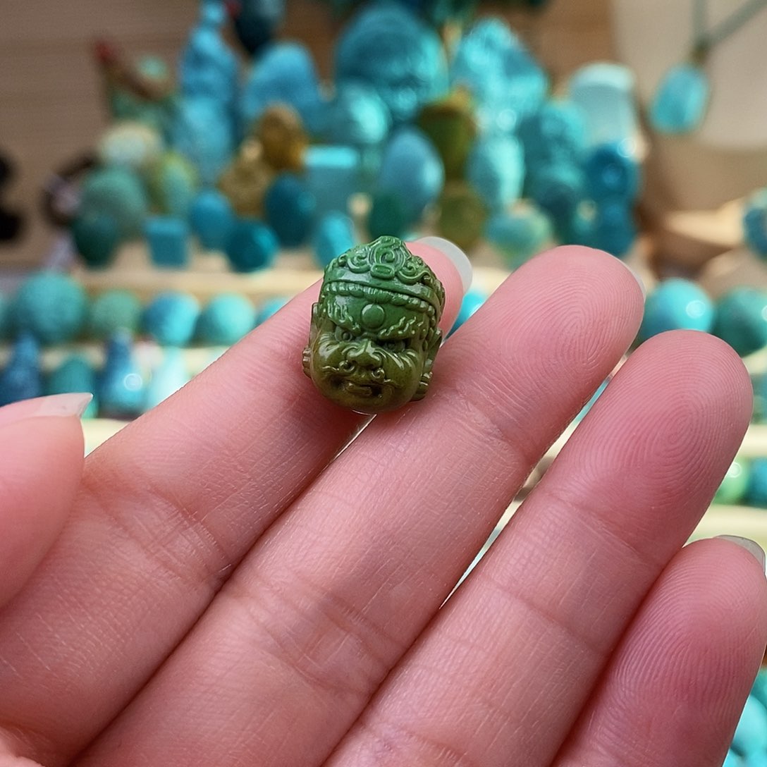 绿松石珠宝奇石未镶嵌