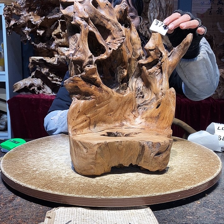 火***火374。株木随行根艺