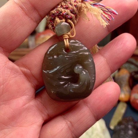 和田玉颈饰未镶嵌