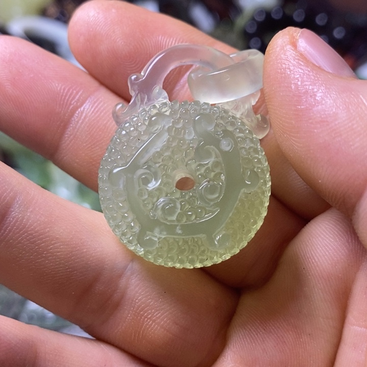 岫玉天然岫玉颈饰未镶嵌