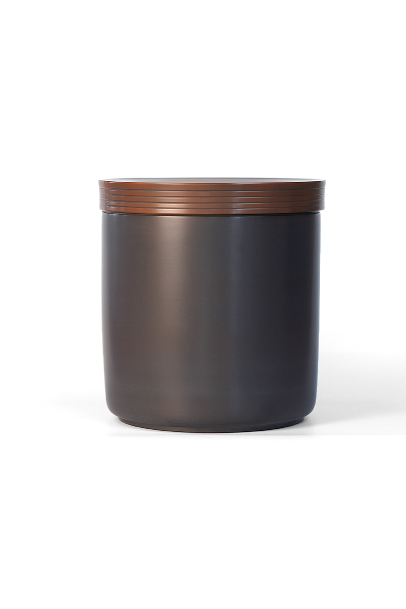 云水山涧建水紫陶微瑕复古手工大号七饼存茶缸茶叶罐素茶饼储存罐